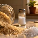 Mettere riso crudo nel sale: il gesto semplicissimo per evitare l'umidità