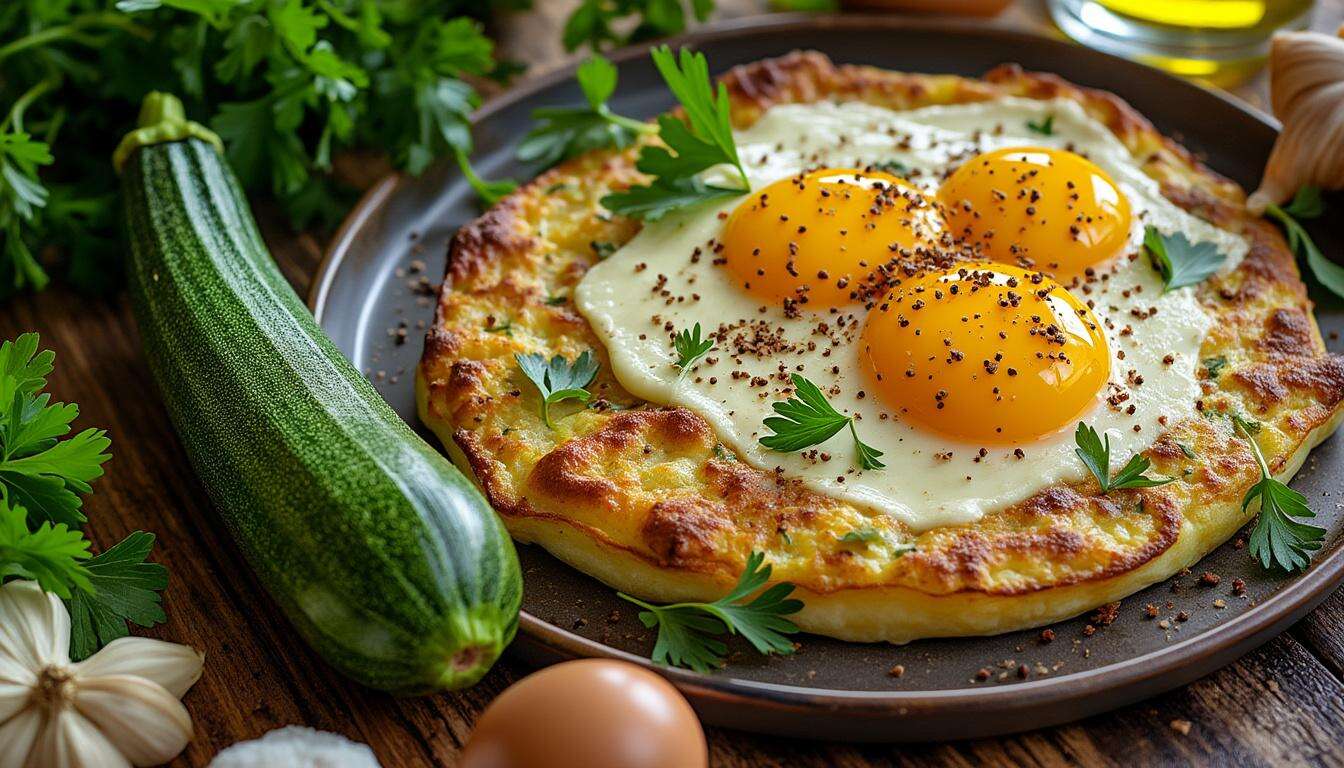 Che fare con una zucchina gigante dell’orto? Questa ricetta con uova al tegamino è perfetta